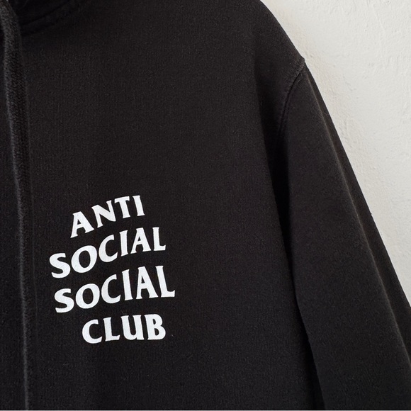 Anti Social Social Club Black Hoodie - Picture 3 of 12